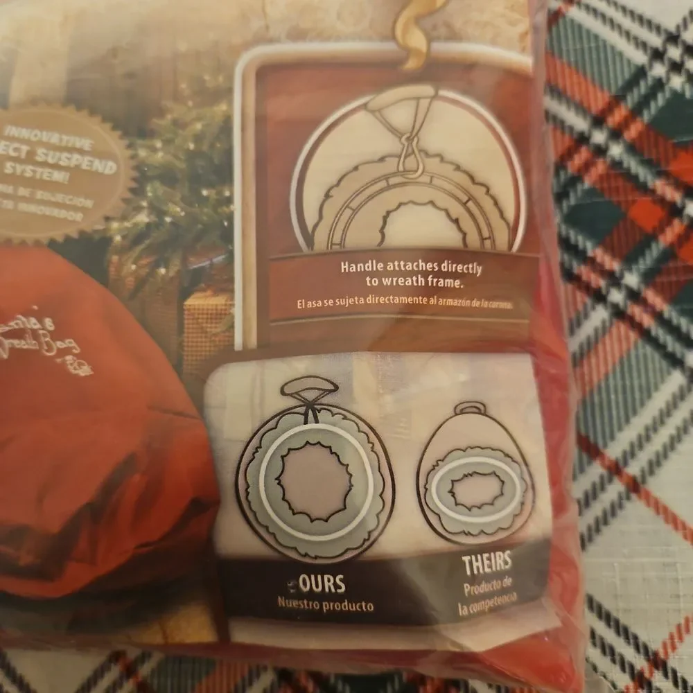 Santa's Bags Wreath Storage Bag